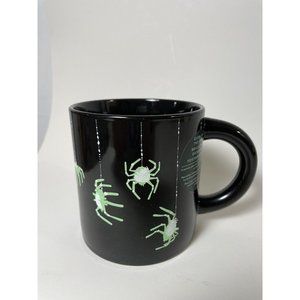 Starbucks Mexico 2023 Glow In The Dark Spider Mug Collectible /Halloween Black
